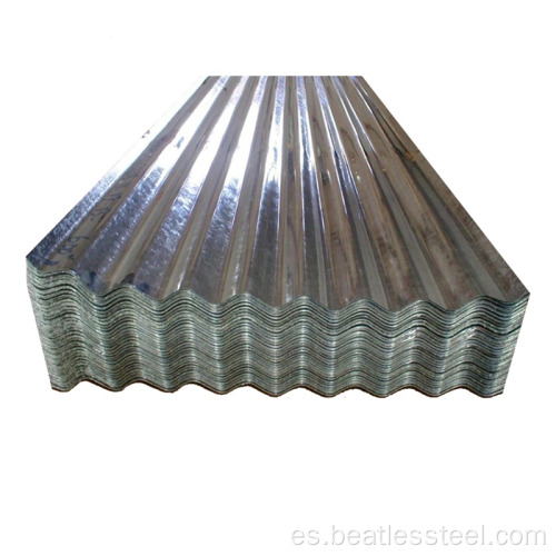 Chapa de techo de zinc corrugado galvanizado Corrugado